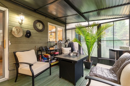 Sun Room - 87 Ch. Des Couleurs, Saint-Sauveur, QC -  With Deck Patio Veranda With Exterior