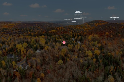 Aerial View - 87 Ch. Des Couleurs, Saint-Sauveur, QC - Outdoor With View