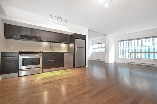 Living Room - 710-350 Boul. De Maisonneuve O., Montréal (Ville-Marie), QC - Indoor Photo Showing Kitchen