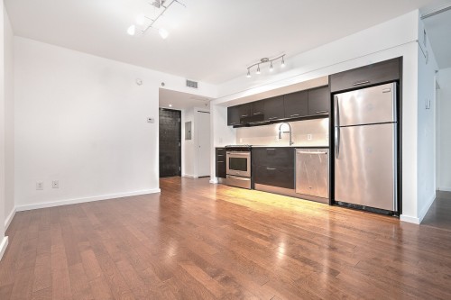 Living Room - 710-350 Boul. De Maisonneuve O., Montréal (Ville-Marie), QC - Indoor Photo Showing Kitchen