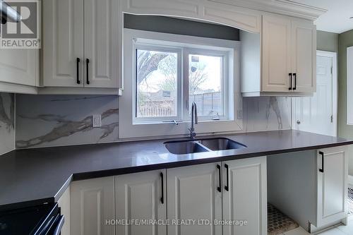 334 Gage Avenue, Hamilton, ON - Indoor Photo Showing Kitchen With Double Sink
