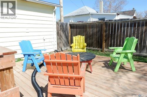 110 Railway Avenue E, Eyebrow, SK - Outdoor With Deck Patio Veranda With Exterior