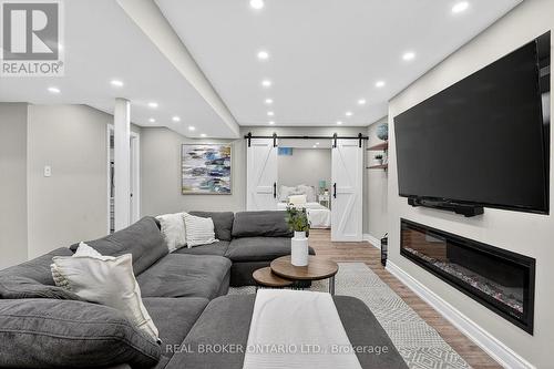 67 Summer Valley Drive, Brampton, ON - Indoor Photo Showing Living Room With Fireplace