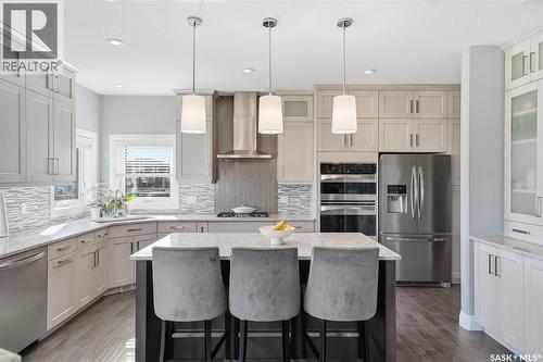 118 Werschner Crescent, Saskatoon, SK - Indoor Photo Showing Kitchen With Upgraded Kitchen