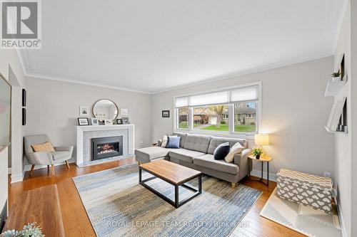 2064 Neepawa Avenue, Ottawa, ON - Indoor Photo Showing Living Room With Fireplace