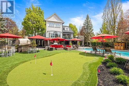 24 Mcarthur Heights, Brampton, ON - Outdoor With In Ground Pool With Backyard