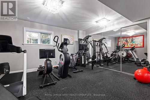 24 Mcarthur Heights, Brampton, ON - Indoor Photo Showing Gym Room