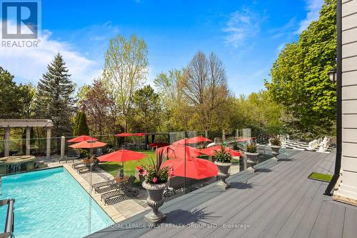 24 Mcarthur Heights, Brampton, ON - Outdoor With In Ground Pool