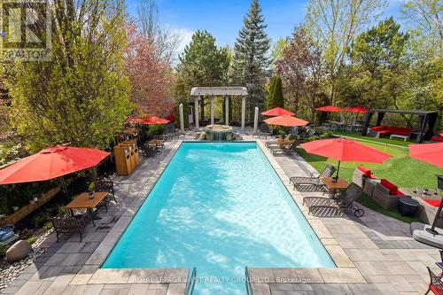 24 Mcarthur Heights, Brampton, ON - Outdoor With In Ground Pool With Backyard