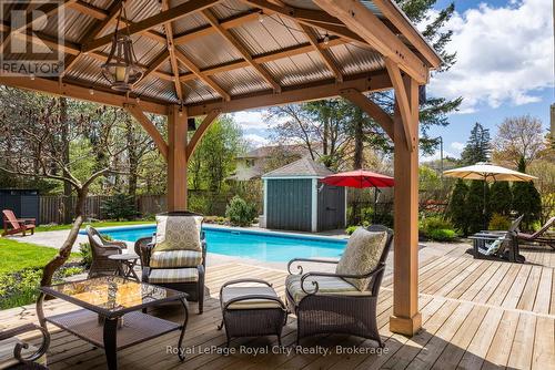 255 Normandy Avenue, Waterloo, ON - Outdoor With In Ground Pool With Deck Patio Veranda