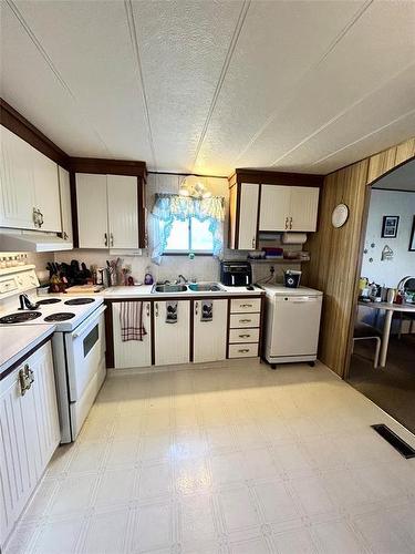 103 Manson Street, Mcauley, MB - Indoor Photo Showing Kitchen With Double Sink