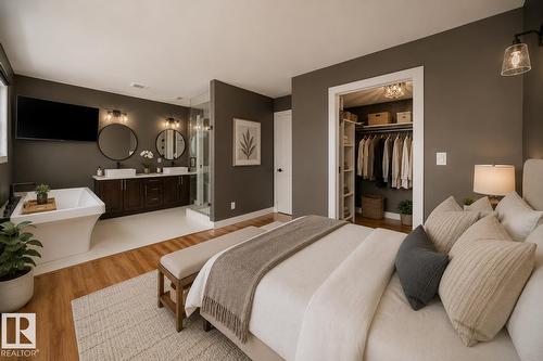 126 Harrison Dr Nw, Edmonton, AB - Indoor Photo Showing Bedroom