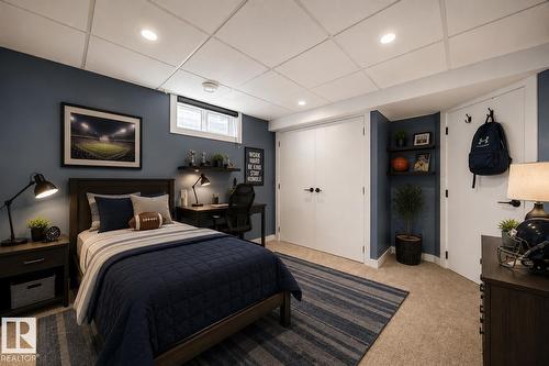 126 Harrison Dr Nw, Edmonton, AB - Indoor Photo Showing Bedroom