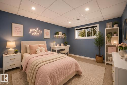 126 Harrison Dr Nw, Edmonton, AB - Indoor Photo Showing Bedroom