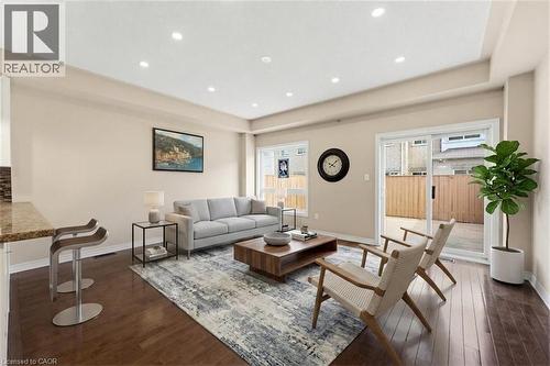 AI staged - 110 Highland Road E Unit# 75, Kitchener, ON - Indoor Photo Showing Living Room