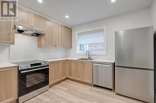 1222 King Street W, Hamilton, ON - Indoor Photo Showing Kitchen With Stainless Steel Kitchen