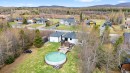Extérieur - 138 Rue De Calais, Shannon, QC  - Outdoor With Above Ground Pool With View 