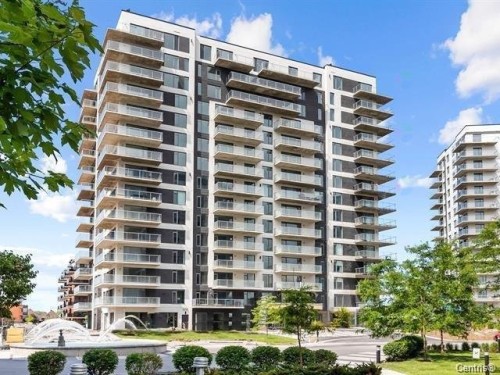Front of Structure - 903-3665 Av. Jean-Béraud, Laval (Chomedey), QC - Outdoor With Balcony With Facade