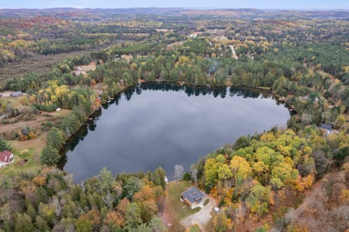 Photo aérienne - 582 Ch. Du Lac-Beauclair, La Pêche, QC - Outdoor With Body Of Water With View