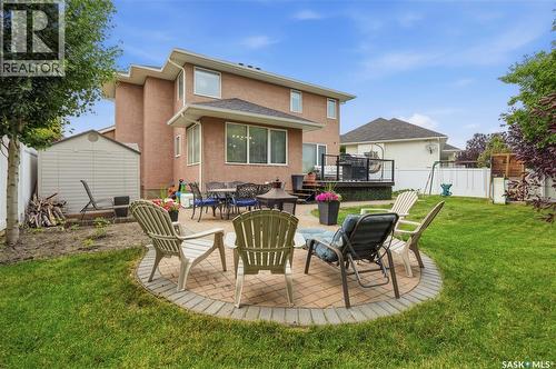 8607 Wascana Gardens Lane, Regina, SK - Outdoor With Deck Patio Veranda With Exterior