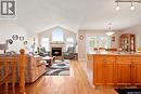 3291 Thames Crescent E, Regina, SK  - Indoor With Fireplace 