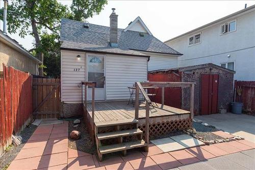 127 Hespeler Ave, Winnipeg, MB - Outdoor With Deck Patio Veranda With Exterior