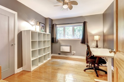 Chambre à coucher - 1295 Rue Bourgeois, Laval (Sainte-Dorothée), QC - Indoor Photo Showing Office