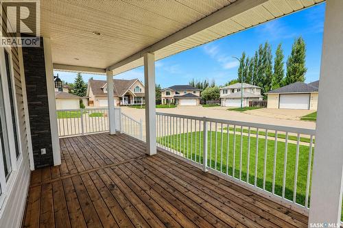 3 Meagher Place, Prince Albert, SK - Outdoor With Deck Patio Veranda With Exterior