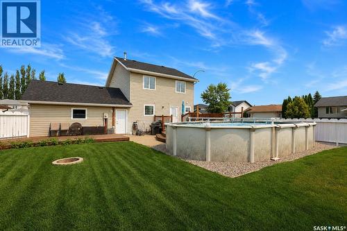 3 Meagher Place, Prince Albert, SK - Outdoor With Above Ground Pool With Backyard