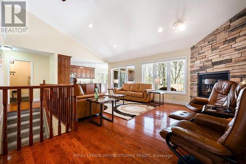 834603 4Th Line Ehs, Mono, ON - Indoor With Fireplace