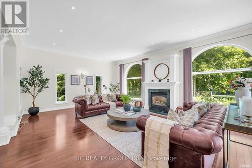 50 Boynton Circle, Markham, ON - Indoor Photo Showing Living Room With Fireplace