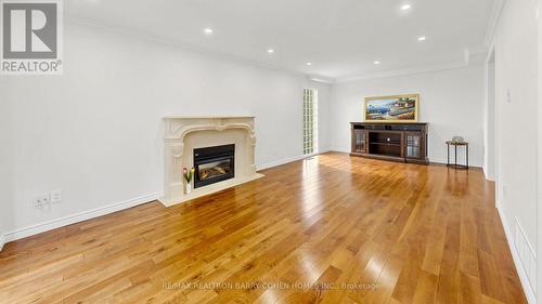 Main/Upper - 15 Sonata Crescent, Toronto, ON - Indoor Photo Showing Living Room With Fireplace