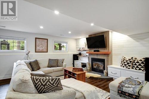 11 Hillside Drive, Selwyn, ON - Indoor Photo Showing Living Room With Fireplace