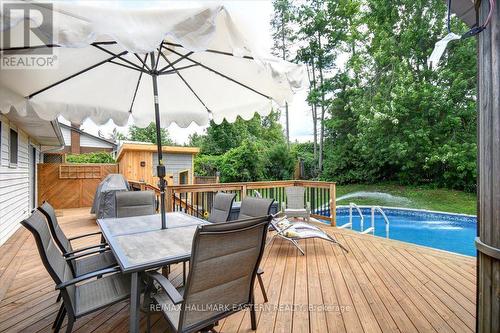 11 Hillside Drive, Selwyn, ON - Outdoor With Above Ground Pool With Deck Patio Veranda With Exterior