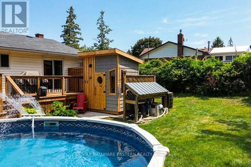 11 Hillside Drive, Selwyn, ON - Outdoor With Above Ground Pool With Deck Patio Veranda