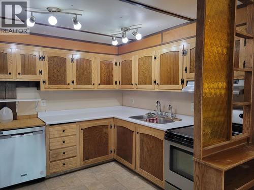 658 Mcdonald Road, Vanderhoof, BC - Indoor Photo Showing Kitchen With Double Sink