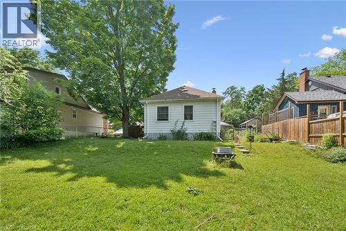 Expansive green yard with mature trees providing natural shading - 95 Forest Road, Cambridge, ON - Outdoor