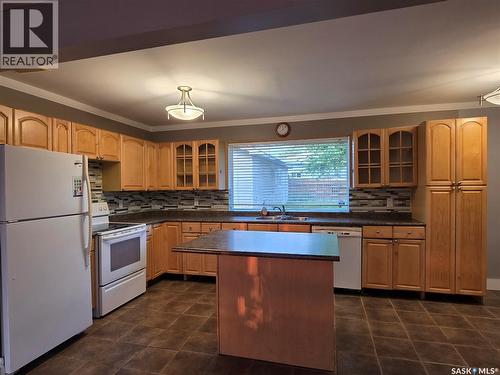 333 Elphinstone Street, Regina, SK - Indoor Photo Showing Kitchen With Double Sink