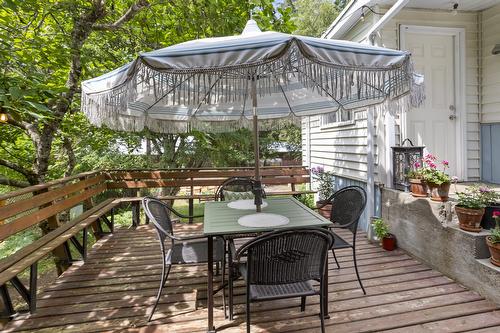 1413 Eastman Avenue, Riondel, BC - Outdoor With Deck Patio Veranda With Exterior