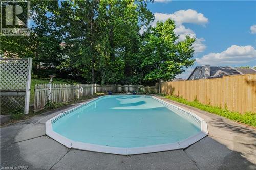 58 Lorne Crescent, Brantford, ON - Outdoor With In Ground Pool With Backyard
