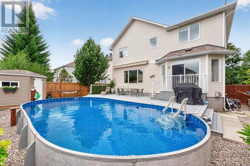 12 Forillon Crescent, Ottawa, ON - Outdoor With Above Ground Pool With Exterior
