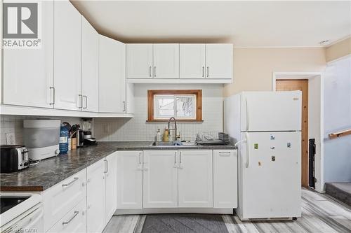 100 Chestnut Avenue, Hamilton, ON - Indoor Photo Showing Kitchen With Double Sink
