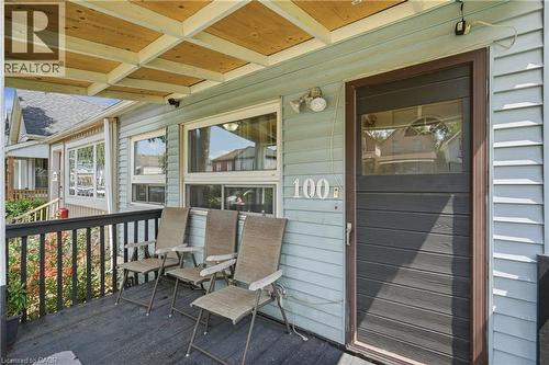 100 Chestnut Avenue, Hamilton, ON - Outdoor With Deck Patio Veranda With Exterior