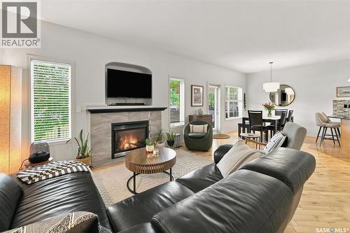 111 655 Kenderdine Road, Saskatoon, SK - Indoor Photo Showing Living Room With Fireplace