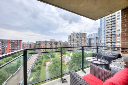Balcony - 1003-650 Rue Jean-D'Estrées, Montréal (Ville-Marie), QC - Outdoor With Balcony With View With Exterior
