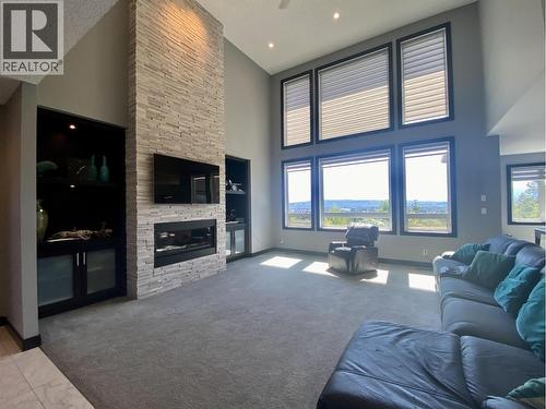 4849 Twedle Avenue, Terrace, BC - Indoor Photo Showing Living Room With Fireplace
