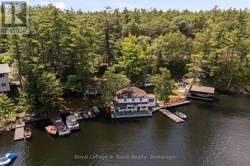 Sky View from The River - 2865 Severn River, Severn, ON - Outdoor With Body Of Water