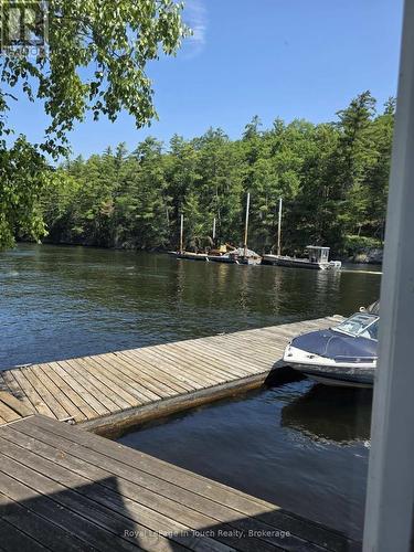 Docking at Linger Longer - 2865 Severn River, Severn, ON - Outdoor With Body Of Water With View