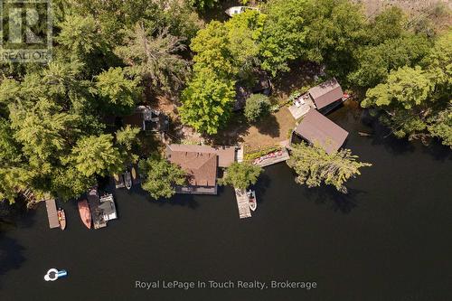 Sky View of the property - 2865 Severn River, Severn, ON - Outdoor With Body Of Water