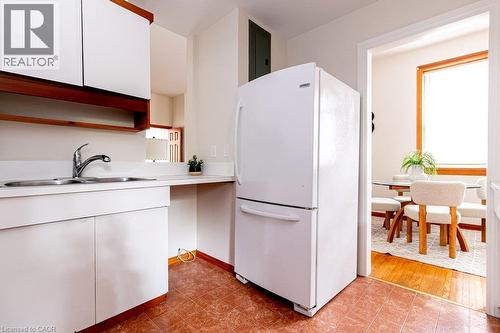 218 Bay Street S, Hamilton, ON - Indoor Photo Showing Kitchen With Double Sink